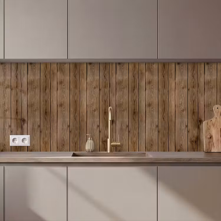 Keuken achterwand - Hout - Natuur - Patronen — 1