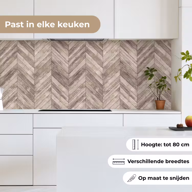 Keuken achterwand - Plank - Patronen - Brocante — 4