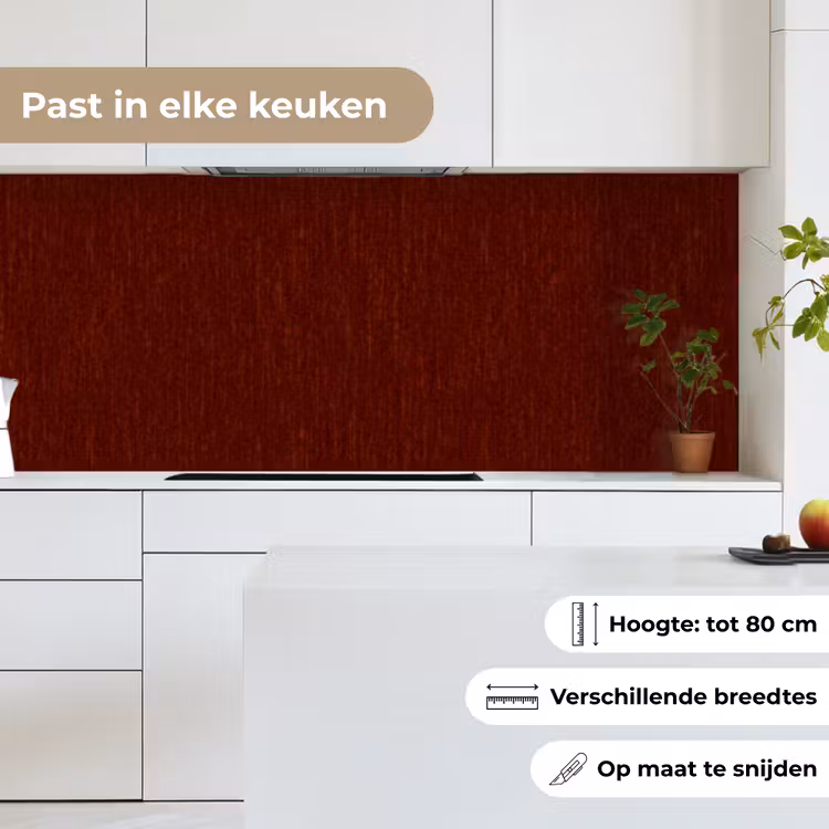 Keuken achterwand - Rood - Roest - Textuur — 4