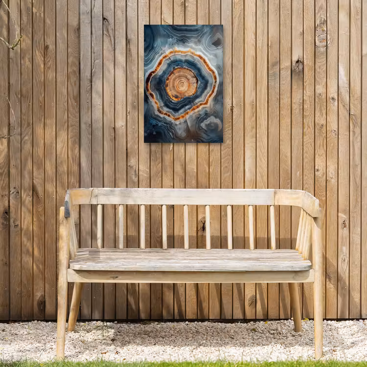 Buiten canvas - Cirkel - Ringen - Steen - Tinten — 3