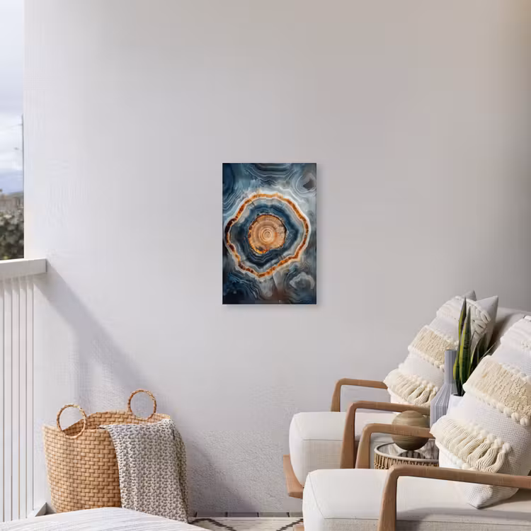 Buiten canvas - Cirkel - Ringen - Steen - Tinten — 4
