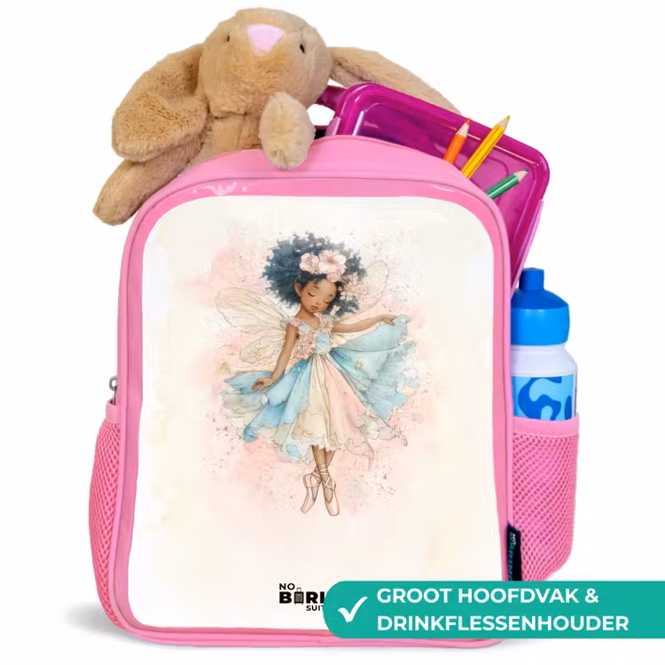 Rugzak kind - roze - Elf - Ballet - Kleurrijk — 2