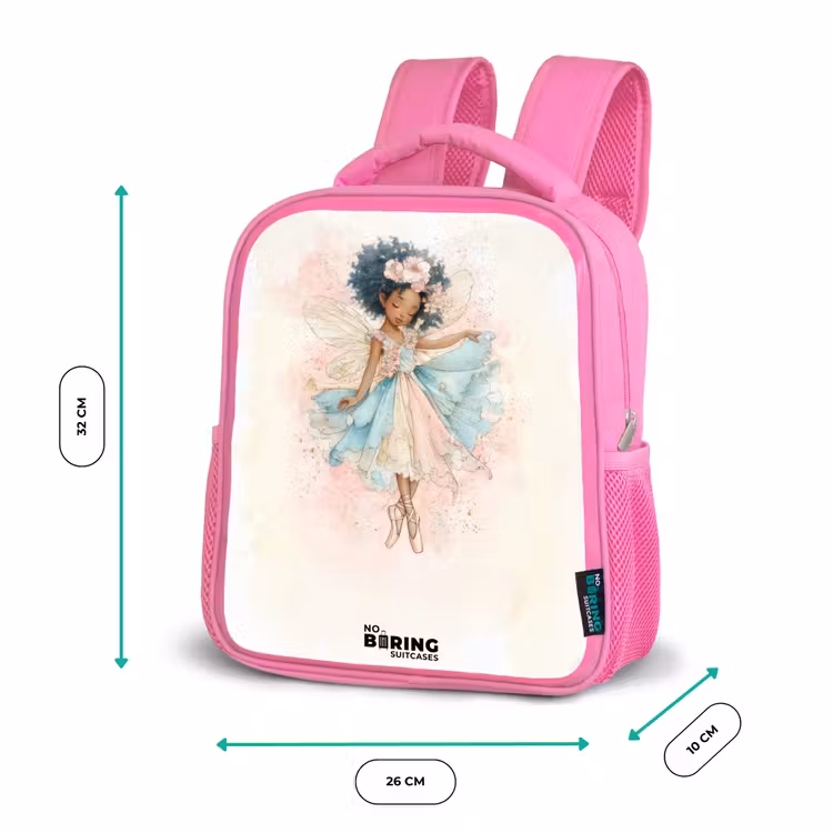 Rugzak kind - roze - Elf - Ballet - Kleurrijk — 3