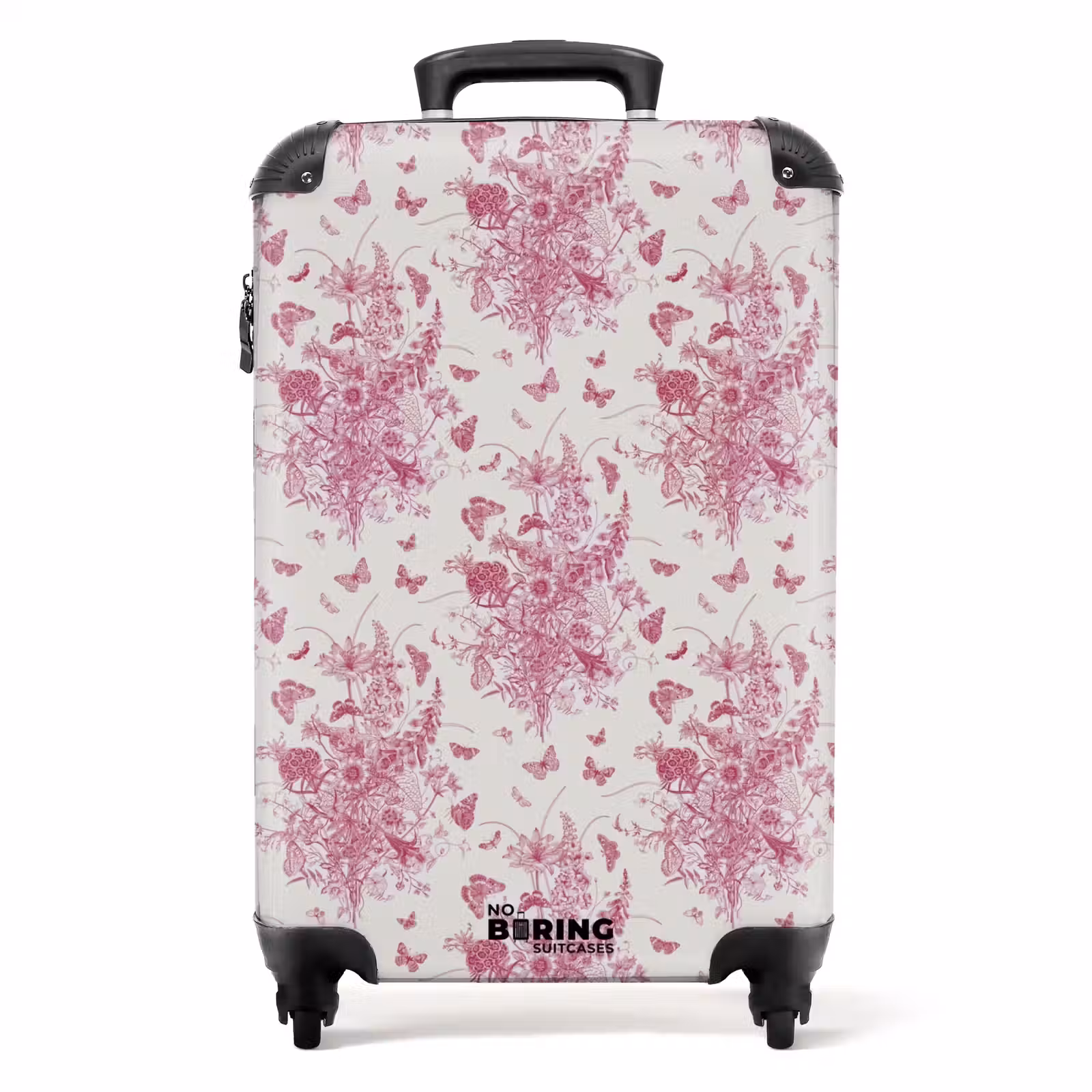 Koffer - Klassiek boeket patroon roze — 1