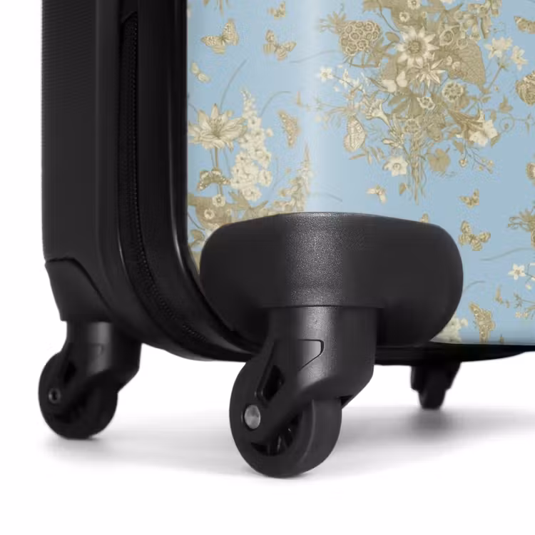 Koffer - Klassiek boeket patroon blauw — 7