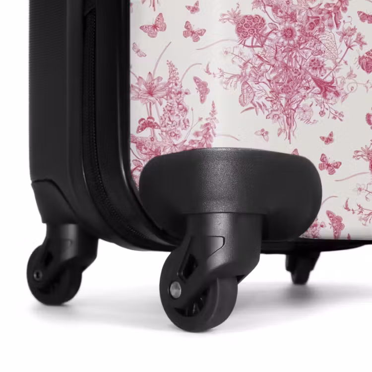 Koffer - Klassiek boeket patroon roze — 7