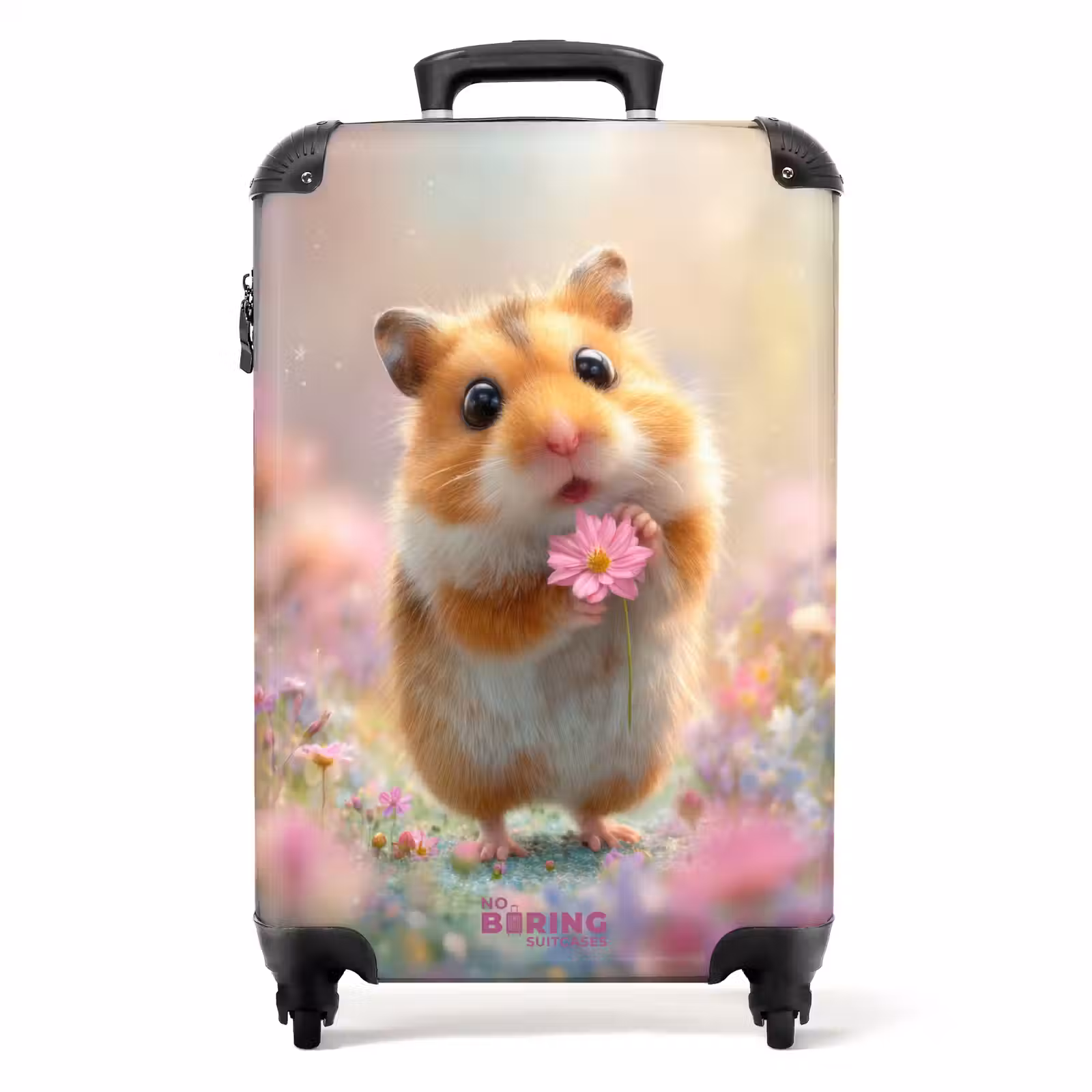 Koffer - Hamster omringd door bloemen — 1