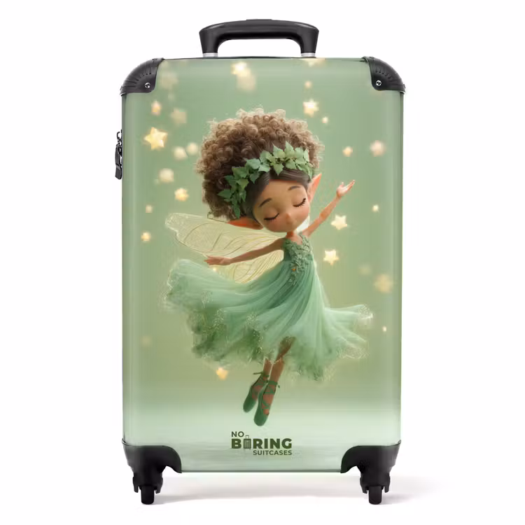 Koffer - Fee in een groene jurk — 1