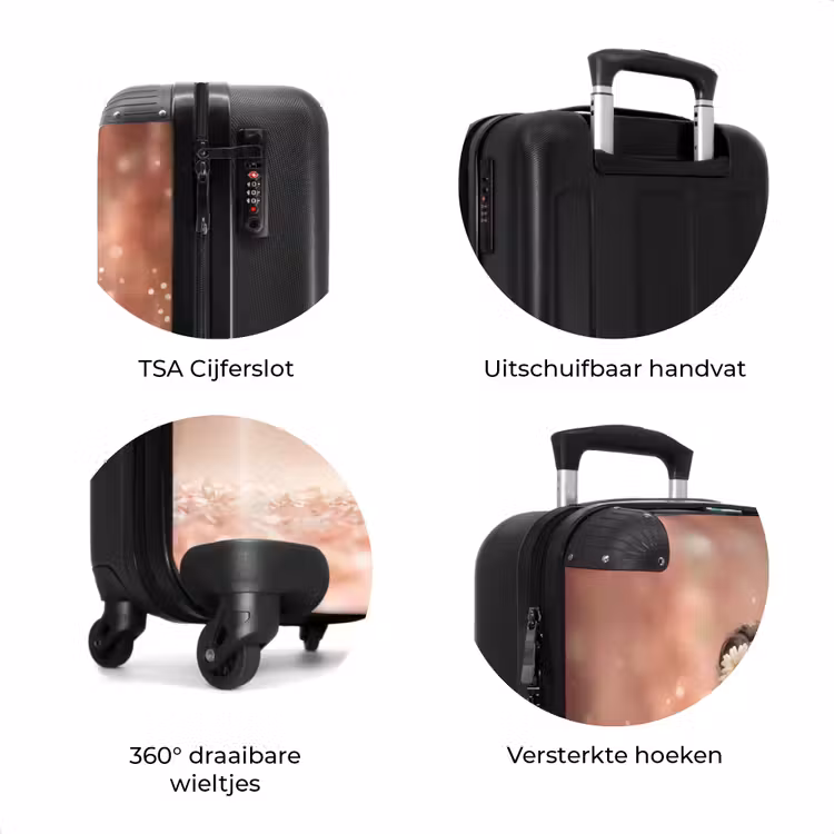 Koffer - Fee in een oranje jurk met een madeliefje — 8