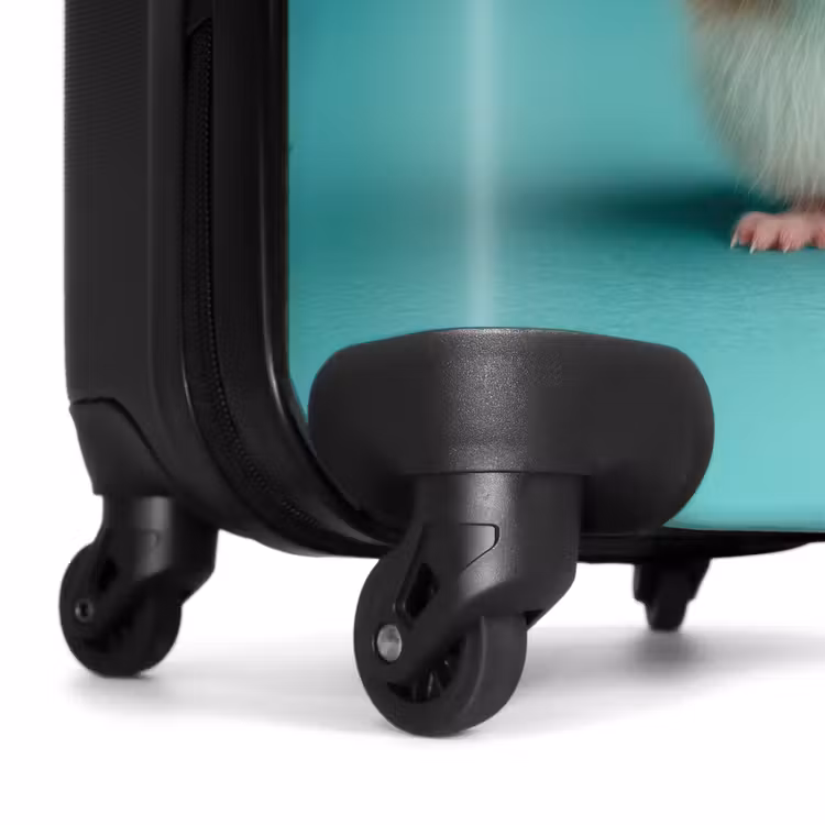 Koffer - Hamster met een wortel op een blauwe achtergrond — 7