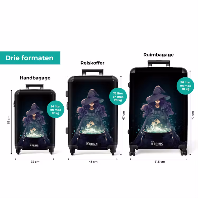 Koffer - Heks met een borrelende ketel — 3