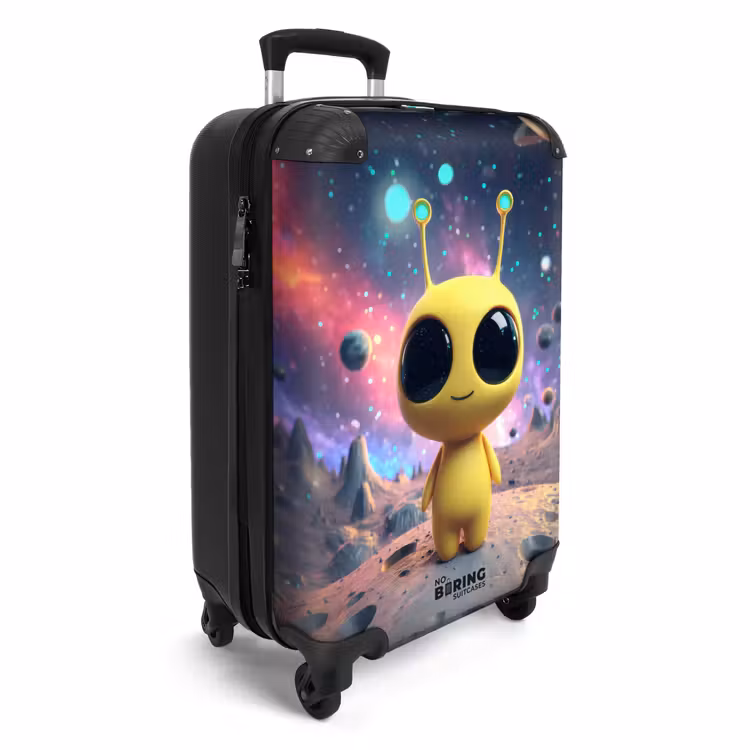 Koffer - Gele alien op een planeet — 2