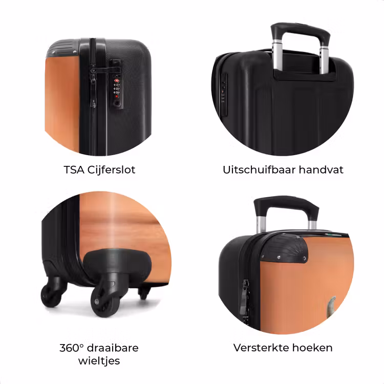 Koffer - Oranje monster op een oranje achtergrond — 8