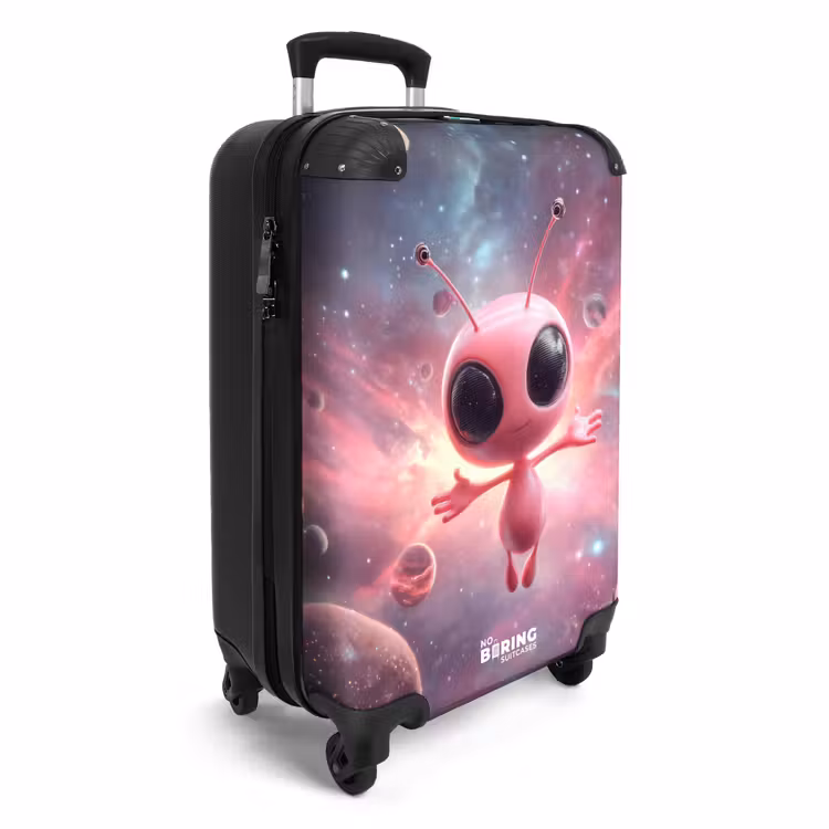 Koffer - Roze alien in de ruimte — 2