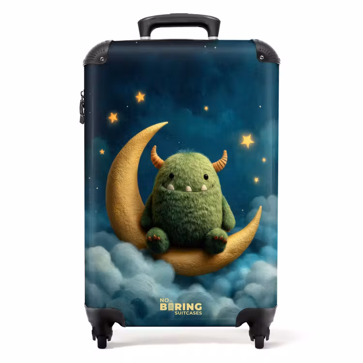 Koffer - Groen monster op de maan — 1