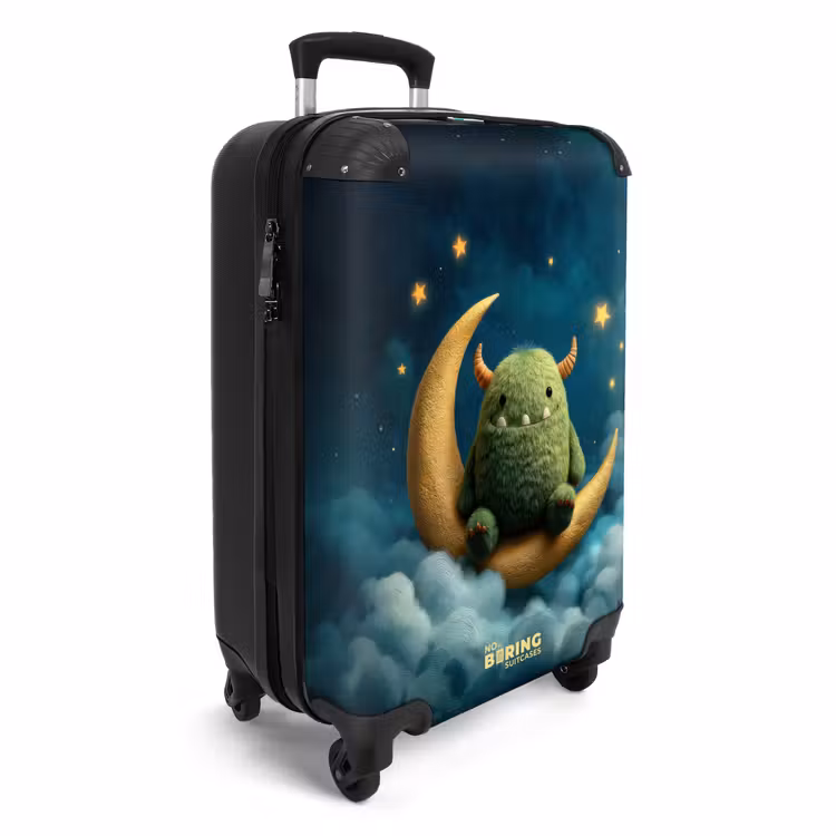 Koffer - Groen monster op de maan — 2