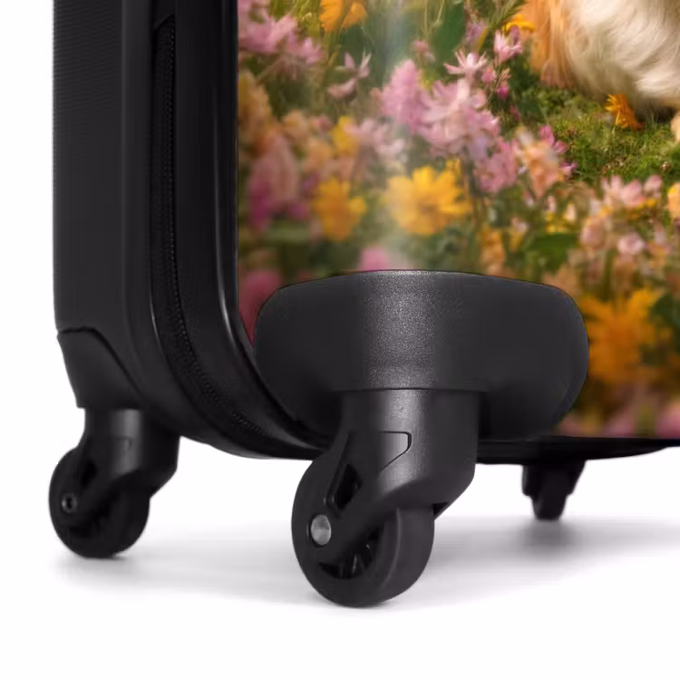 Koffer - Hamster tussen de bloemen met zonsondergang — 7