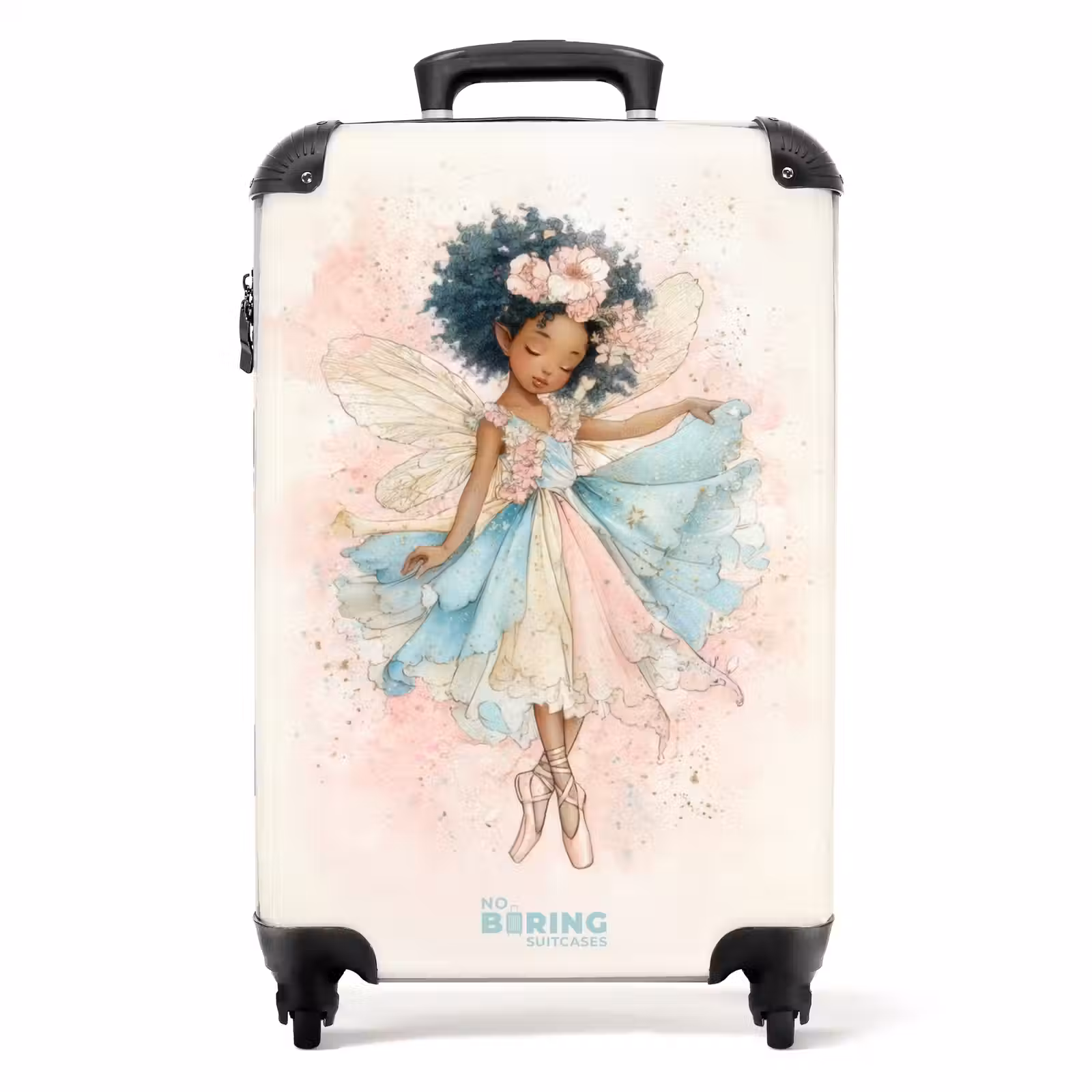 Koffer - Elf in een pastel jurk en vleugels — 1