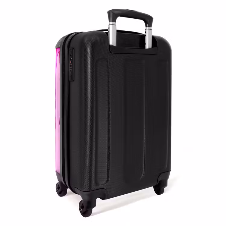Koffer - Druipend roze verf over smiley's — 4