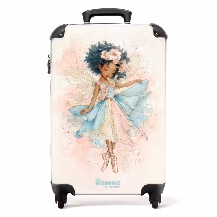Koffer - Elf in een pastel jurk en vleugels — 1