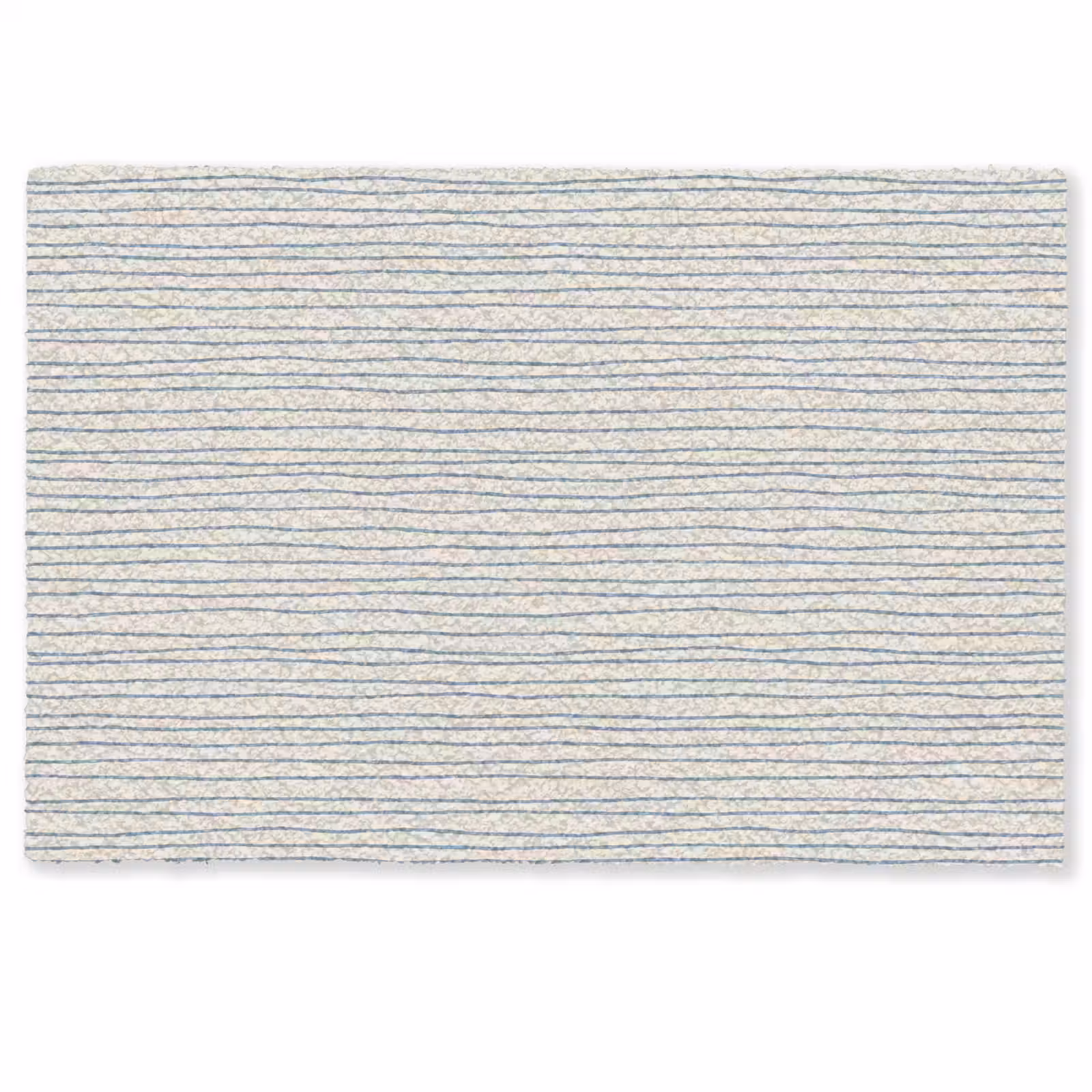 Deurmat - Blauw - Strepen - Beige — 1