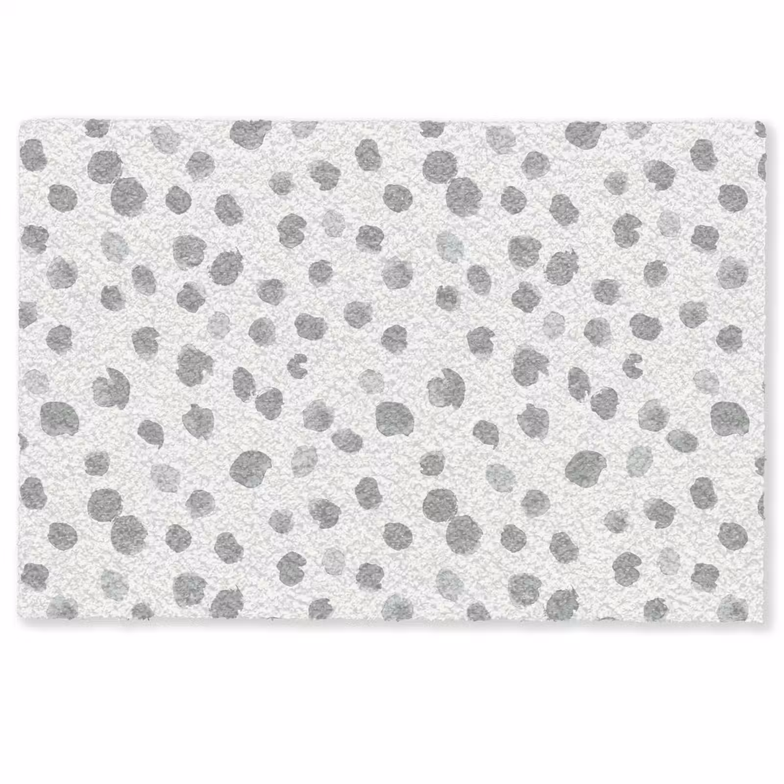 Deurmat - Vlekken - Grijs - Patroon - Aquarel — 1