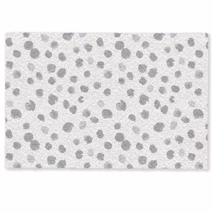 Deurmat - Vlekken - Grijs - Patroon - Aquarel — 1