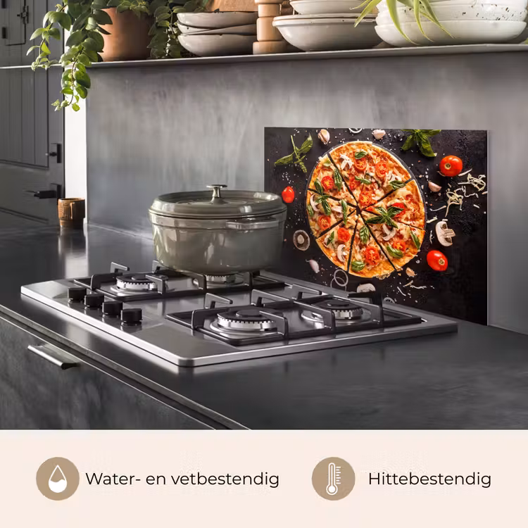 Spatscherm keuken - Mediterraans Feestmaal — 7