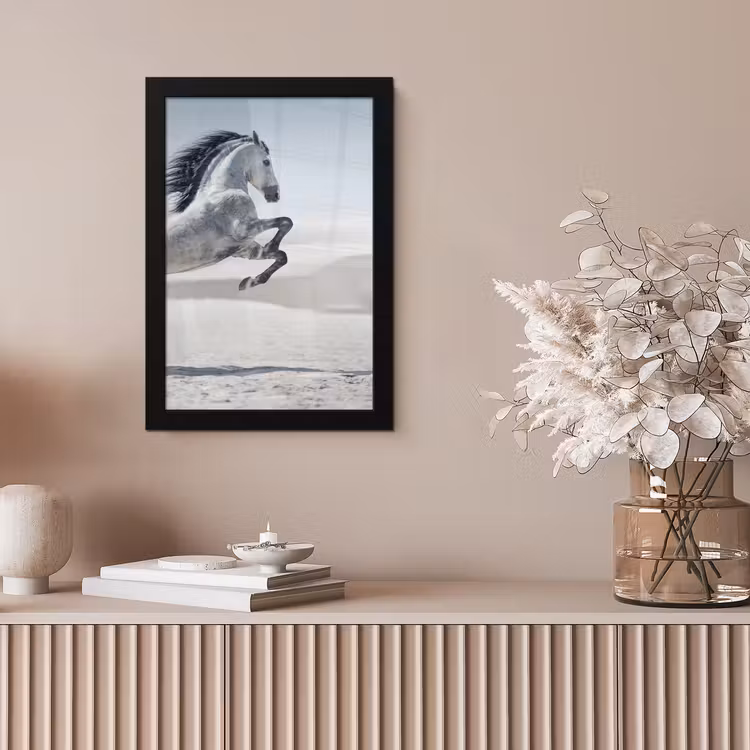 Poster met lijst - Paard - Dieren - Zand - Natuur — 5