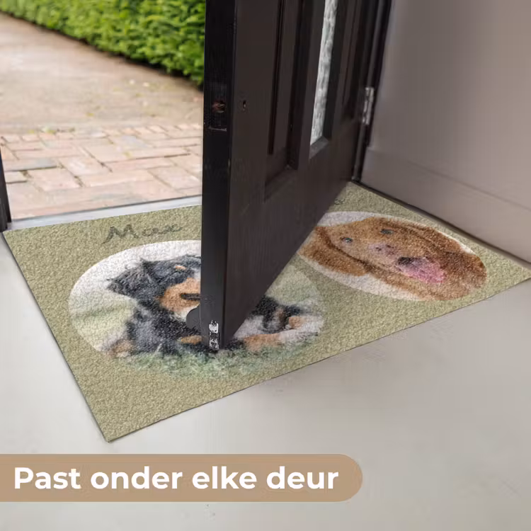 Gepersonaliseerde deurmat - Eigen - Foto's - Rond — 7