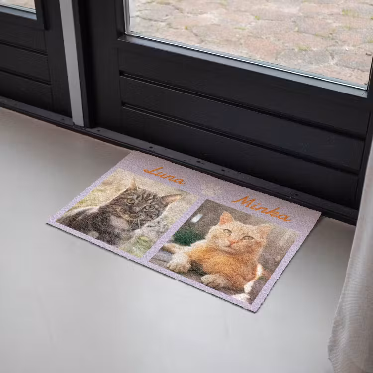 Gepersonaliseerde deurmat - Eigen - Foto's - Vierkant — 2