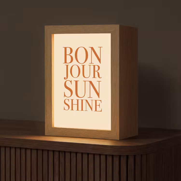 Tafellamp - Bonjour Sunshine