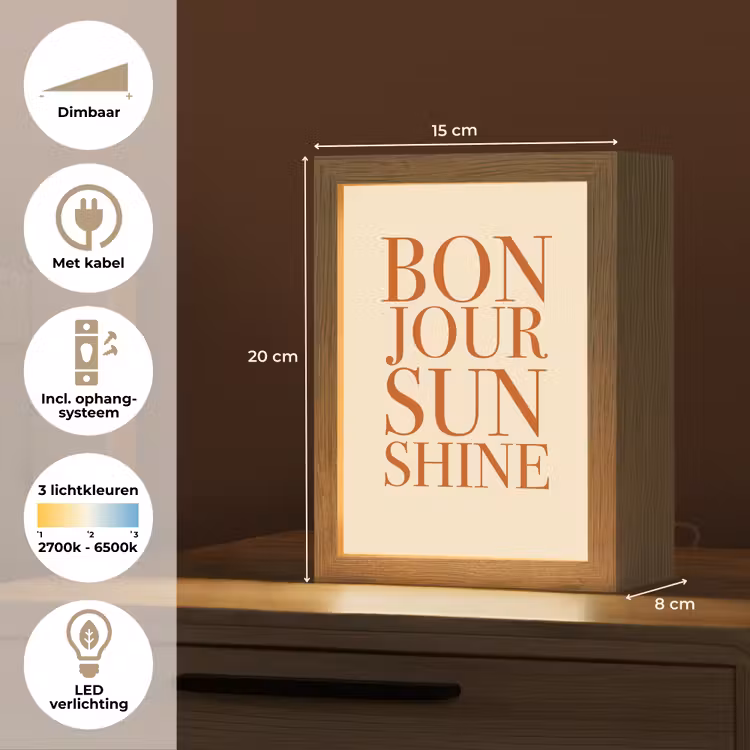 Tafellamp - Bonjour Sunshine — 7