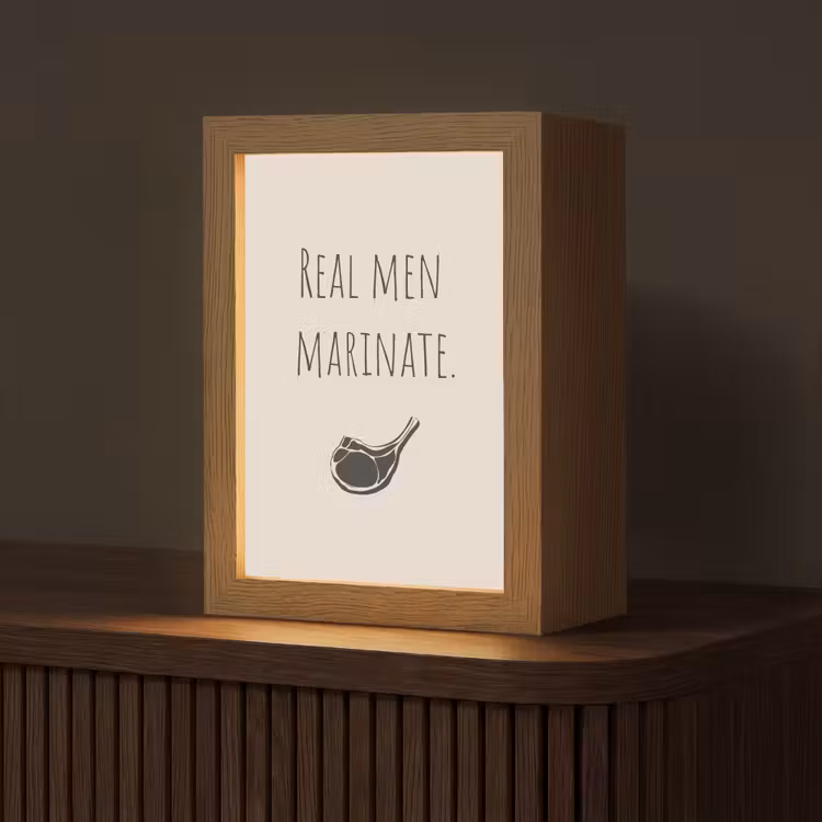 Tafellamp - Real Men Marinate Beige
