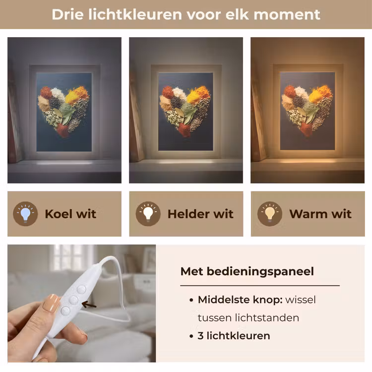 Tafellamp - Specerijen - Mix - Hartvorm - Zwart — 6