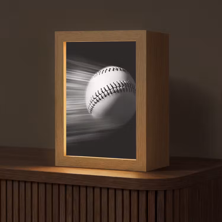 Tafellamp - Honkbal - Wit - Vliegt — 1