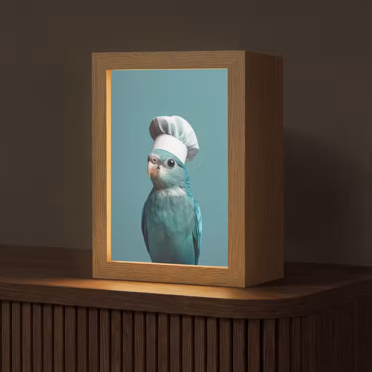 Tafellamp - Parkiet - Vogel - Koksmuts - Cute — 1