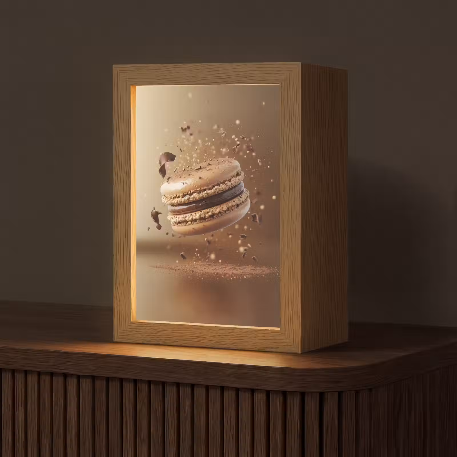 Tafellamp - Chocolade - Macarons - Eten - Snoep — 1