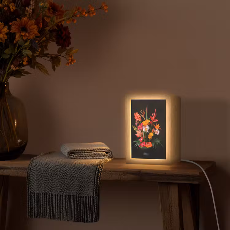 Tafellamp - Boeket - Bloemen - Exotisch — 3