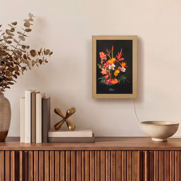 Tafellamp - Boeket - Bloemen - Exotisch — 4