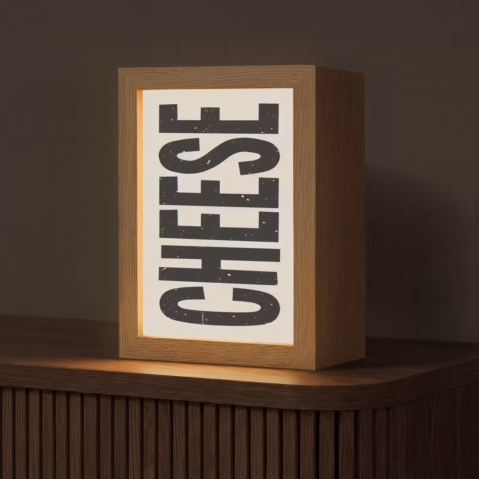 Tafellamp - Kaas - Decoratie - Beige - Cheese — 1
