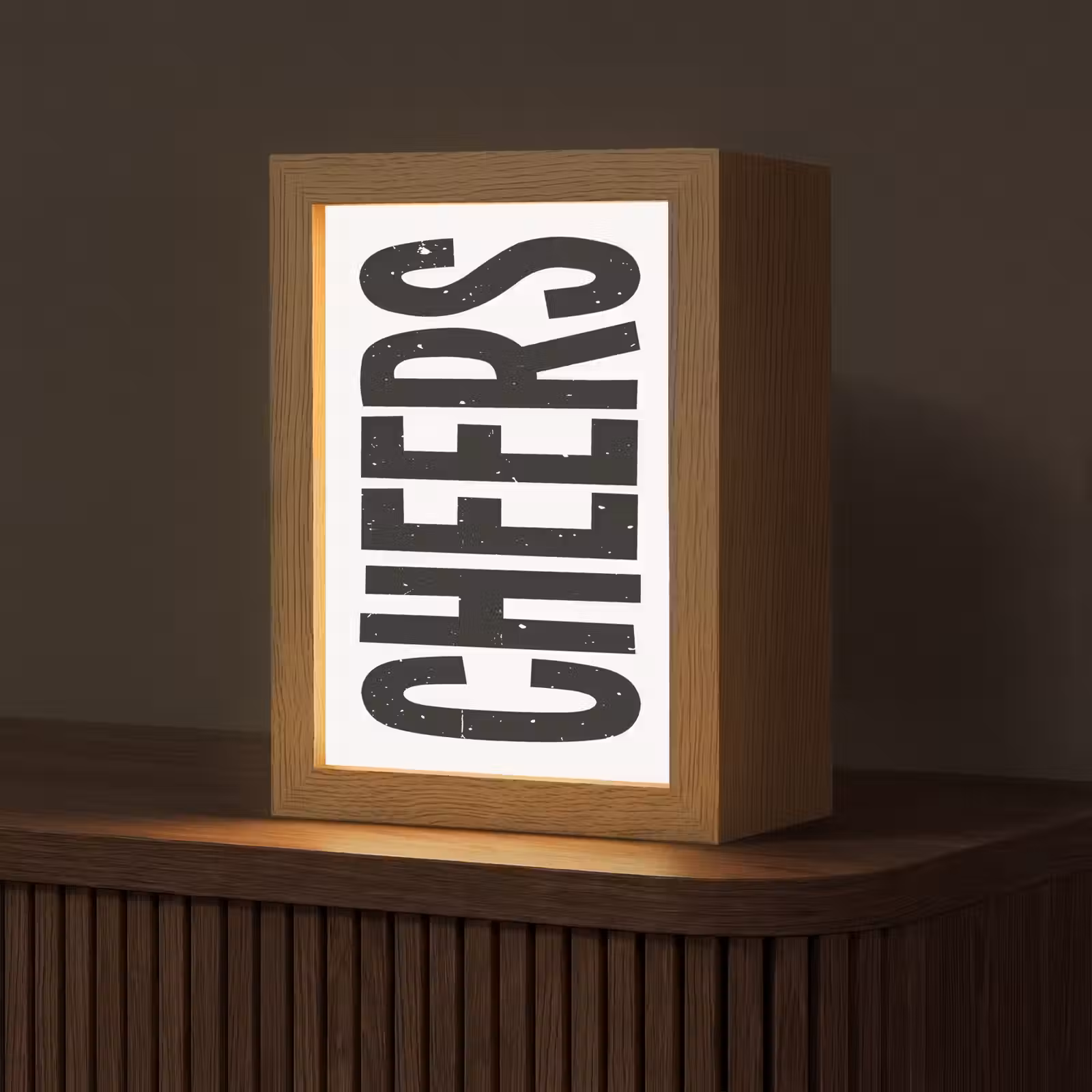 Tafellamp - Retro - Cheers - Zwart - Decoratie — 1