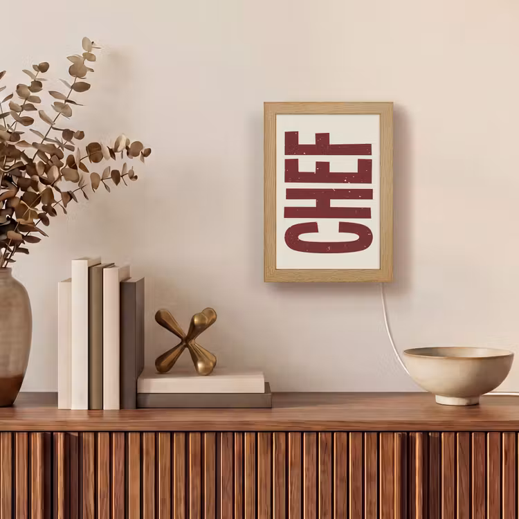 Tafellamp - Chef - Rood - Japandi - Vintage — 4