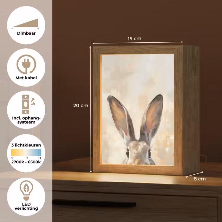 Tafellamp - Haas - Oren - Bruin — 7