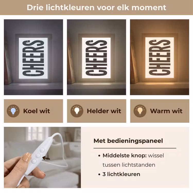 Tafellamp - Retro - Cheers - Zwart - Decoratie — 6