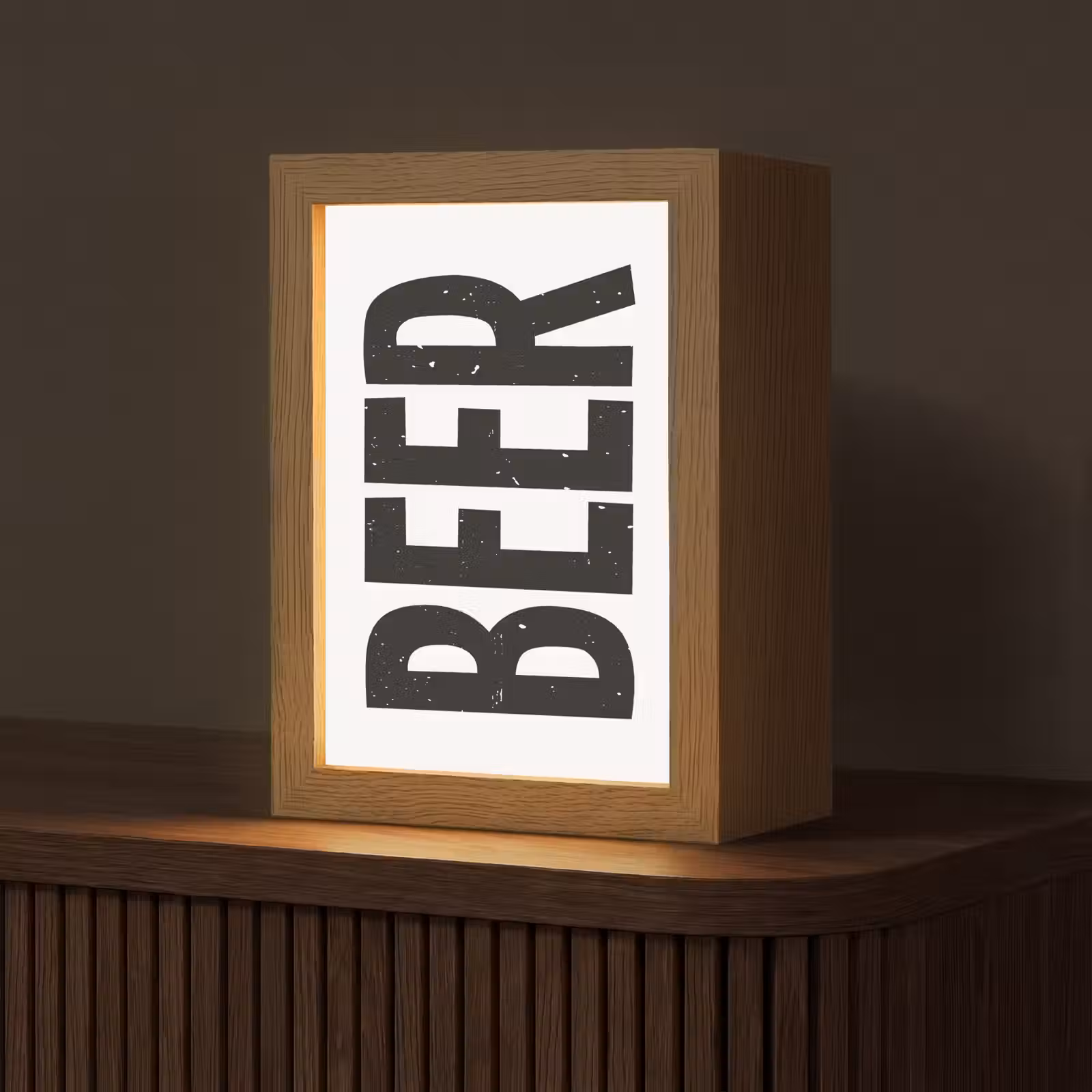 Tafellamp - Bier - Japandi - Decoratie - Zwart — 1