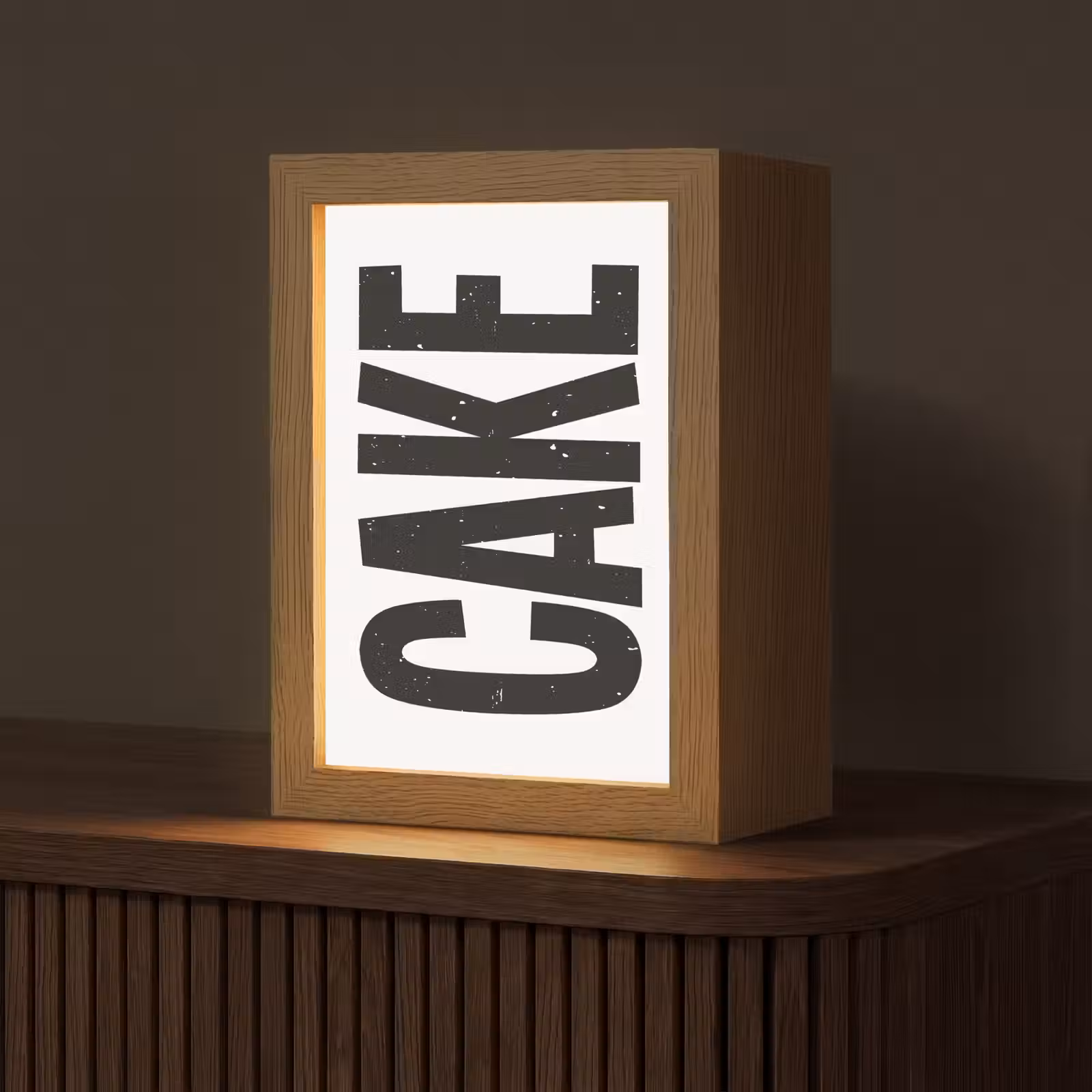 Tafellamp - Zwart - Cake - Eten - Decoratie — 1