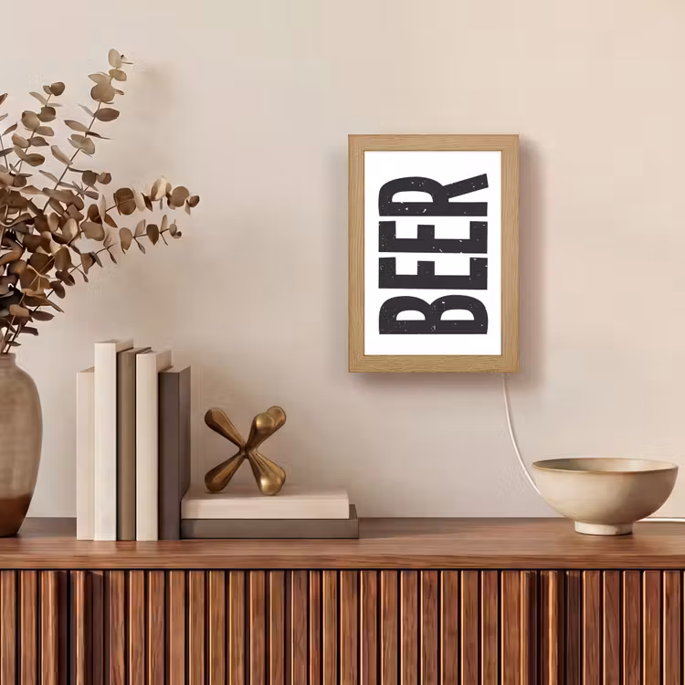 Tafellamp - Bier - Japandi - Decoratie - Zwart — 4