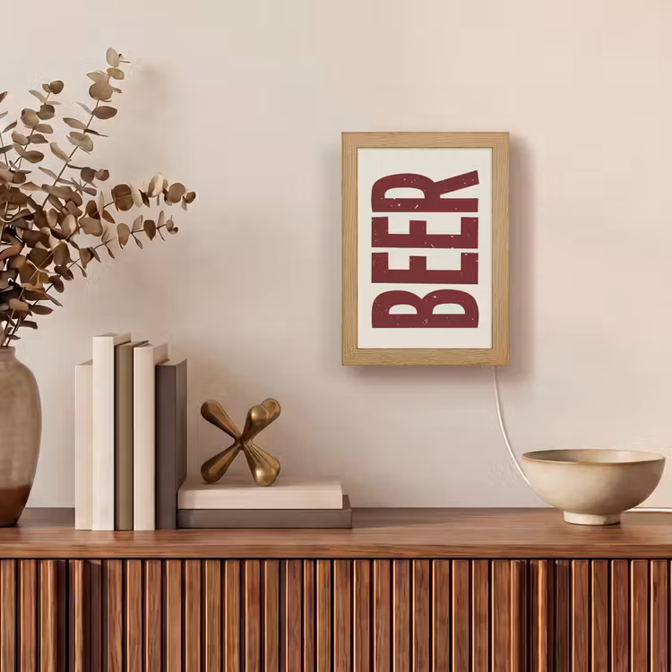 Tafellamp - Japandi - Beer - Red - Retro — 4