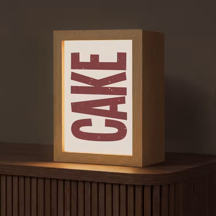 Tafellamp - Red - Cake - Decoratie - Eten — 1